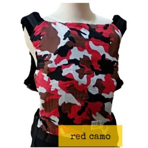 Panel Cover for Bobita Baby Carrier (RED CAMO)