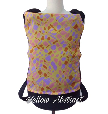 Panel Cover for Bobita Baby Carrier (YELLOW ABSTRACT)