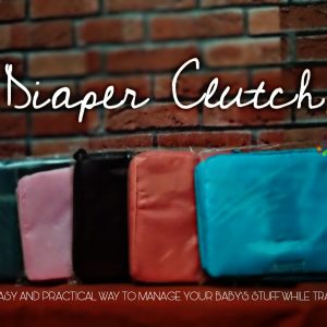 Travel Diaper Pouch Clutch