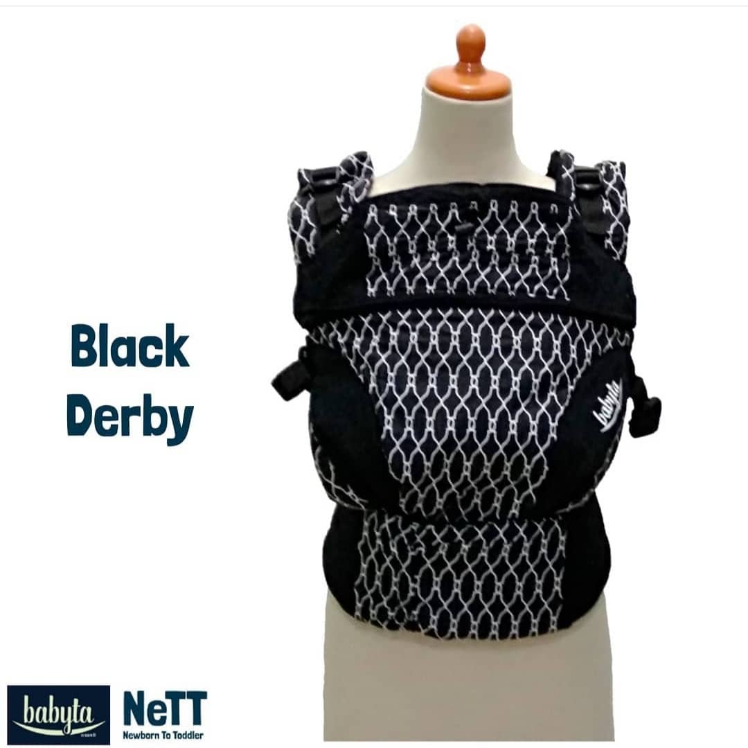Babyta NeTT Adjustable SSC Ergonomics Baby Carrier by Bobita (BLACK DERBY)