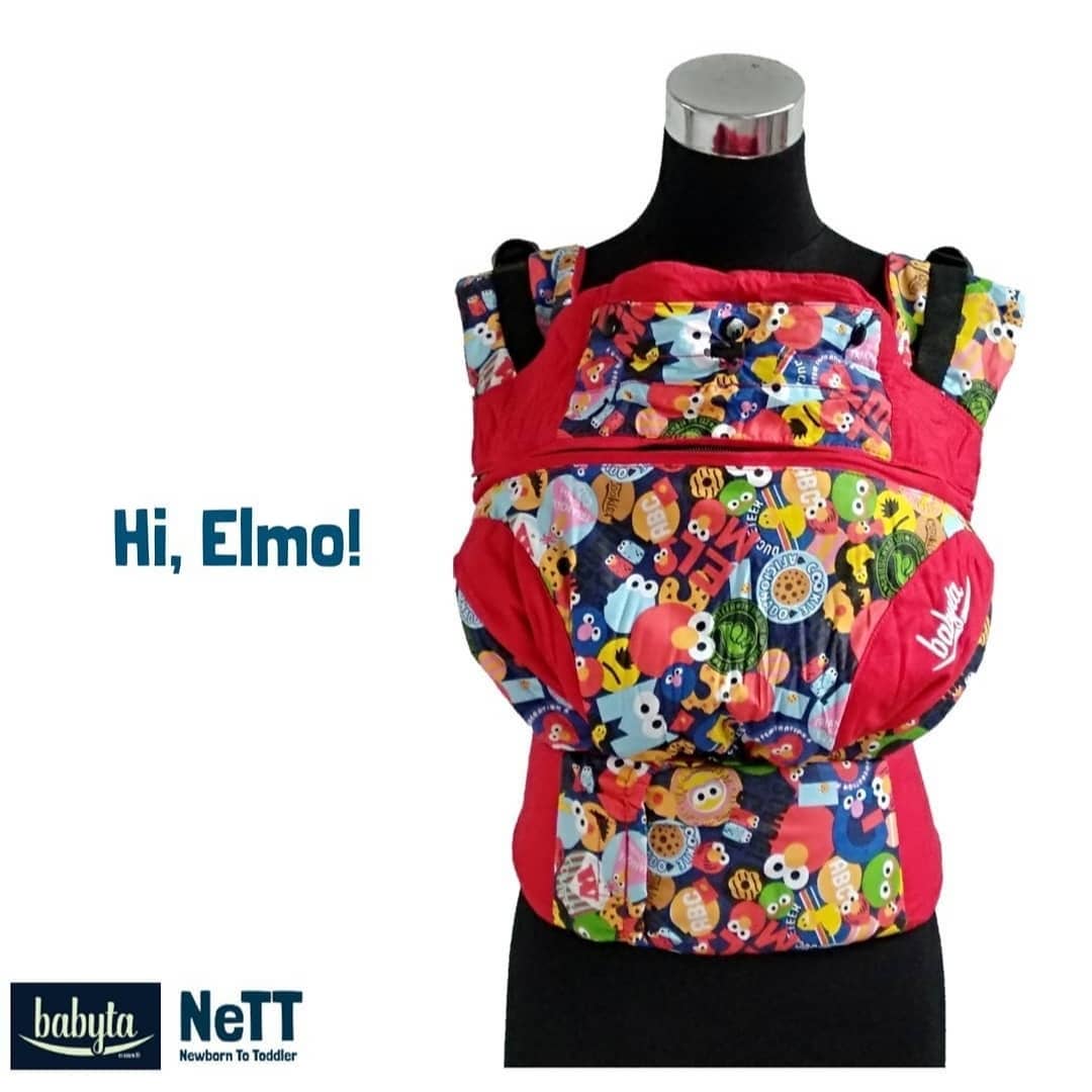 Babyta NeTT Adjustable SSC Ergonomics Baby Carrier by Bobita (Hi Elmo)