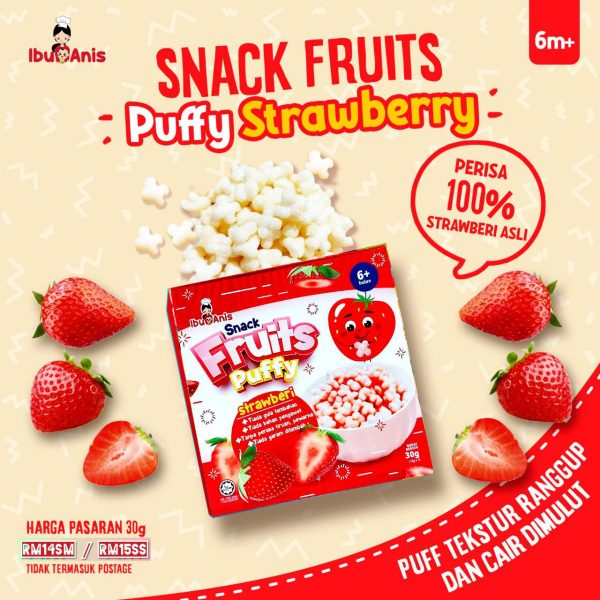 Ibu Anis Snack Fruits Puffy Strawberry