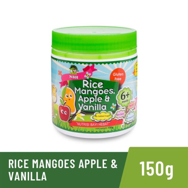 NBH Rice Mangoes Apple Vanilla 150g