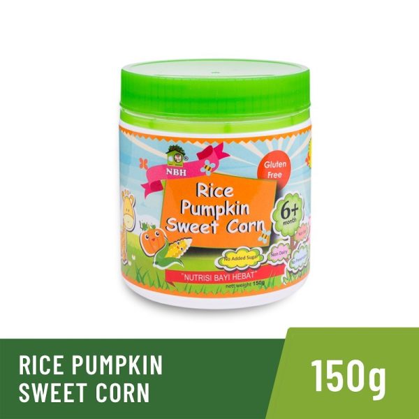 NBH Rice Pumpkin Sweet Corn 150g