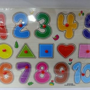 Wooden Puzzle Number & Shape