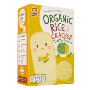 Apple Monkey Organic Rice Cracker Pumpkin