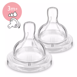 Avent Classic Silicone Teats 3m+ 3Hole (2teats x1pack)