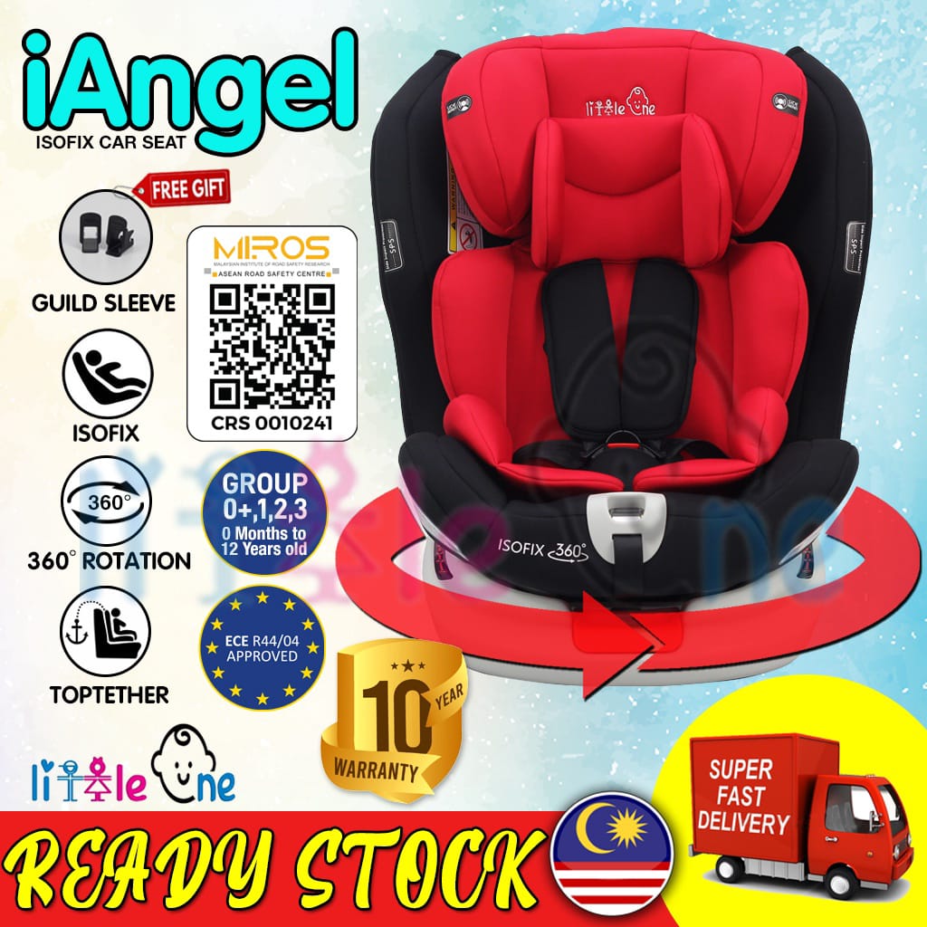 Little One Isofix CS08 IANGEL 360 Car Seat 0-18kg