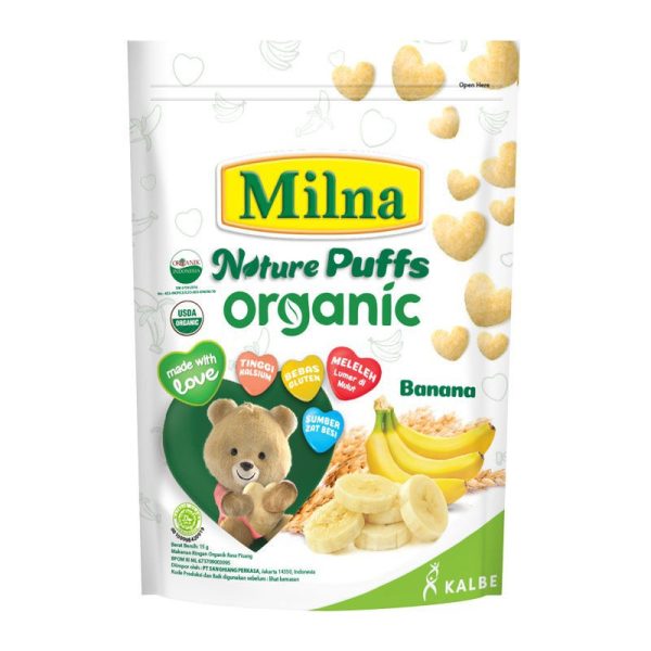 Milna Nature Puff Organic Banana