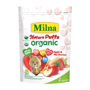 Milna Nature Puff Organic Apple & Mix Berries