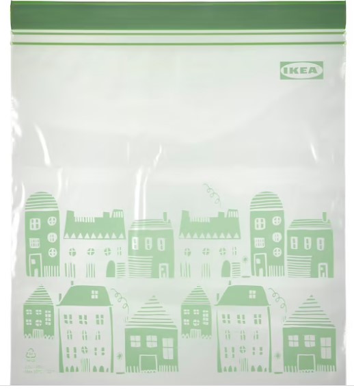 IKEA Istad Resealable Ziplock Bag 2.5l 25pcs