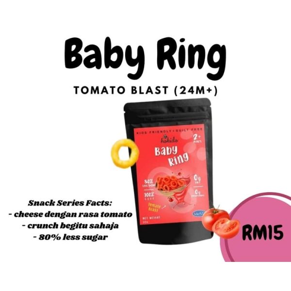 Hokido Baby Ring (Tomato Blast) 2y+ 90g