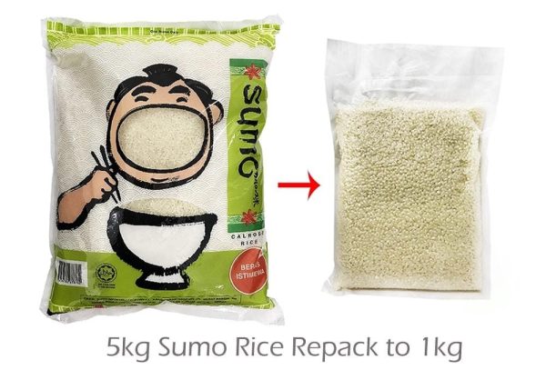 Beras Sumo Calrose Rice 1kg (REPACK)