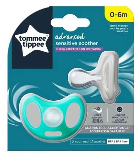 Tommee Tippee Advanced Sensitive Soother 0-6m 2s