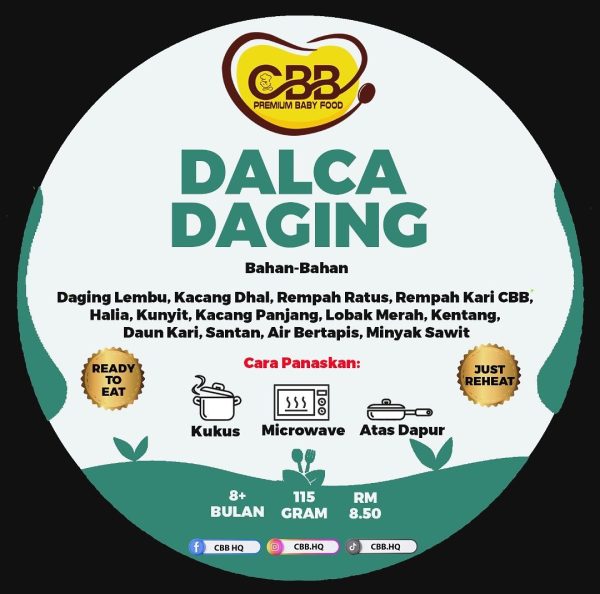 CBB Ready to Eat Dalca Daging 115g 8m+