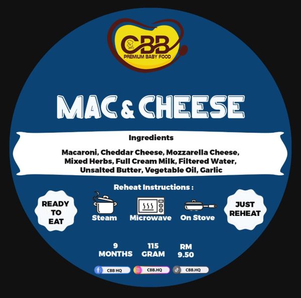 CBB Ready to Eat Western Mac & Cheese 8m+
