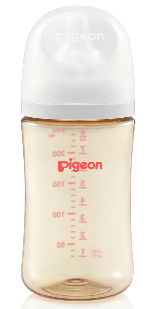 Pigeon PPSU Pigeon Soft Touch Bottle 240ml 3m+