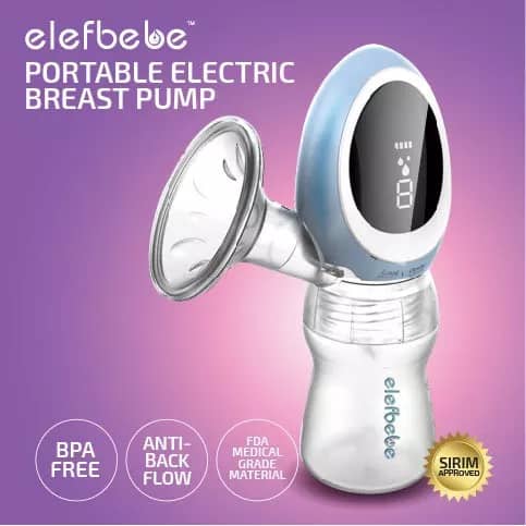 elefbebe Single Portable Electric Breast Pump