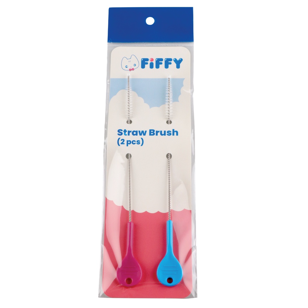 FIFFY Mini Straw Brush 2pcs