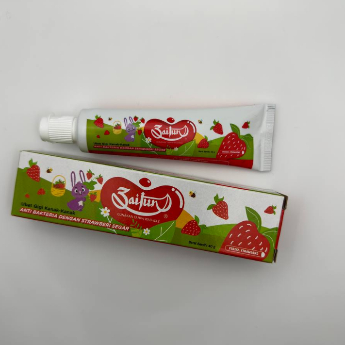 Zaitun Kids Toothpaste 40g – Strawberry